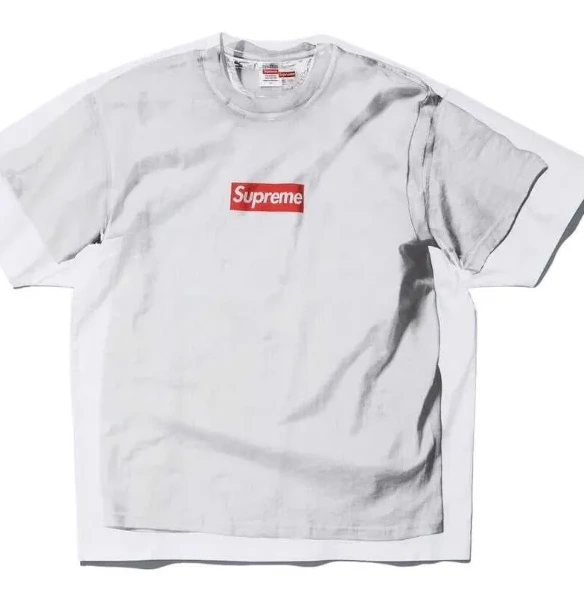 TEE XL MAISON genuine L short MARGIELA sleeved white S 24SS BOX MM6 two-piece LOGO M structure 0817
